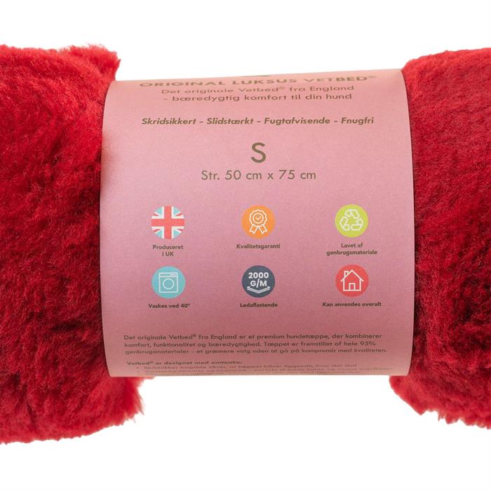 Vetbed® Original Bourgogne rød - small 50 x 75 cm