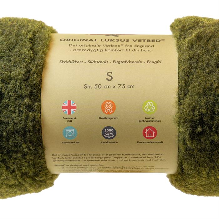 Vetbed® Original Olivengrøn - small 50 x 75 cm