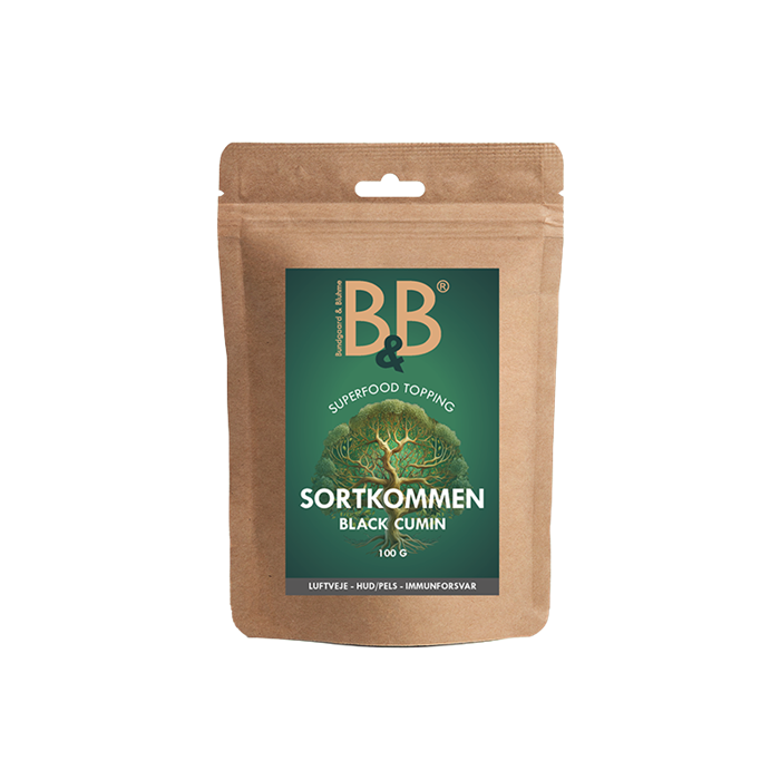 Sortkommen - Superfood topping 100 g.