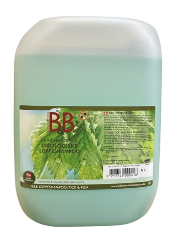 Økologisk loppeshampoo 5 liter