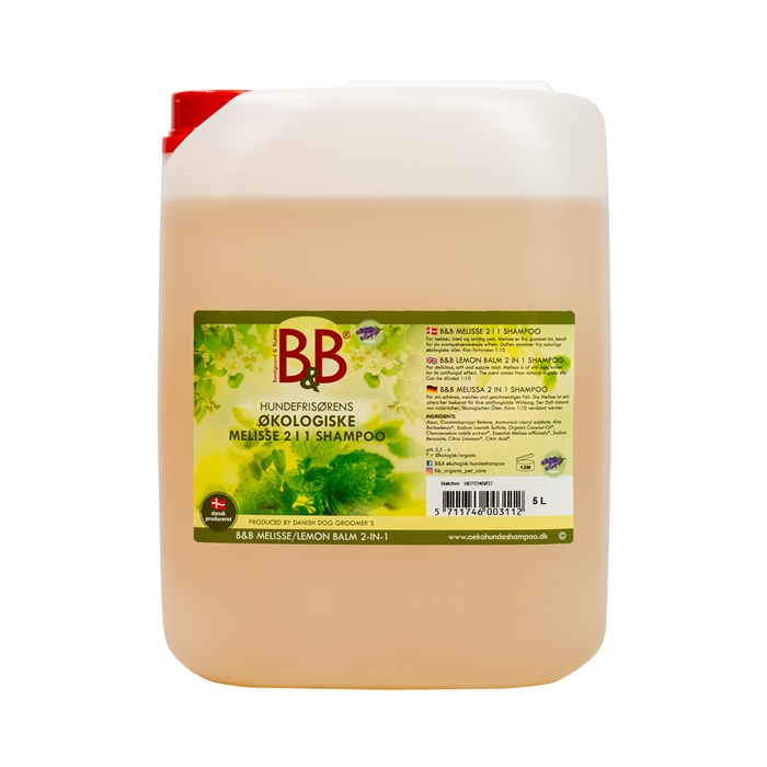 Melisse 2-i-1 Shampoo - 5l.