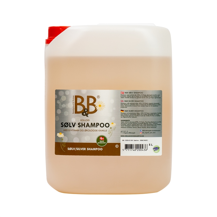  Økologisk Sølvshampoo 5L.