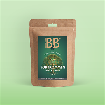 Sortkommen - Superfood topping 100 g.